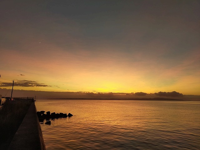 堤防からの眺め