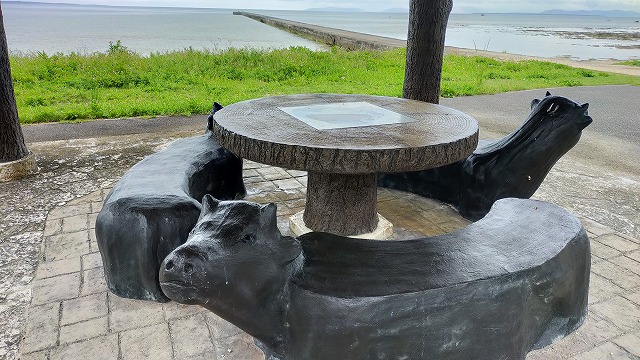 黒島の伊古桟橋