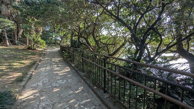 海沿いの散策路