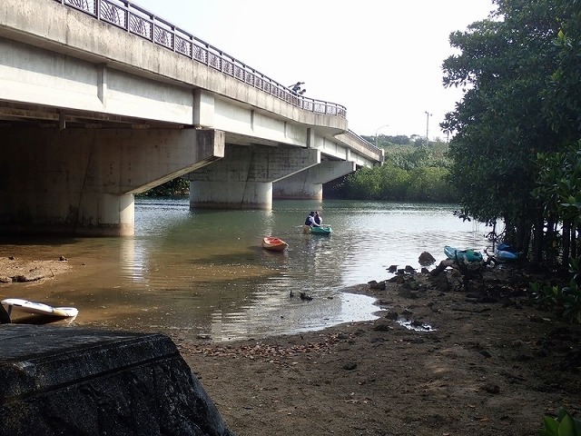 宮良川河口からの出発