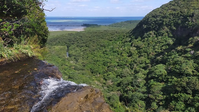 View from the top of Pinaisara Falls, Iriomote Island