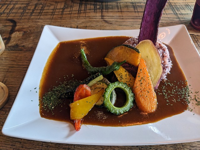 Curry at Re:Hellow BEACH café, Ishigaki Island