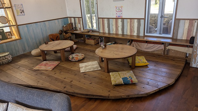 SunnyCafeのキッズコーナー