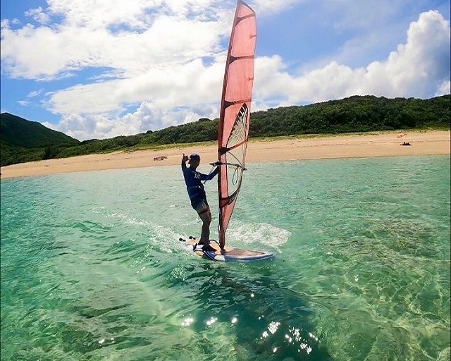 石垣島のウインドサーフィン