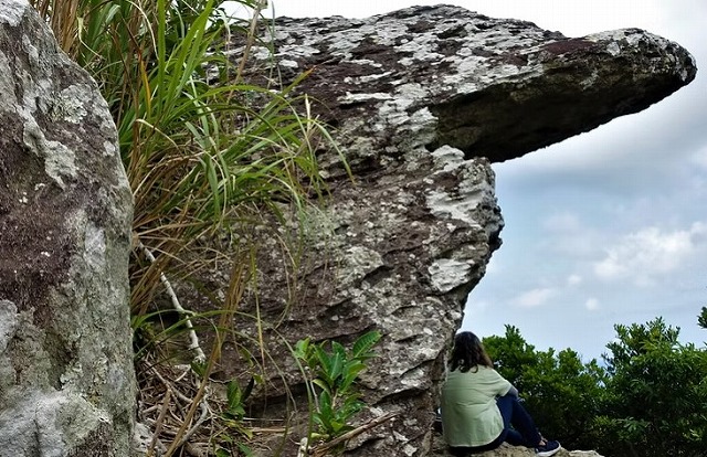 トロルの舌と呼ばれる岩